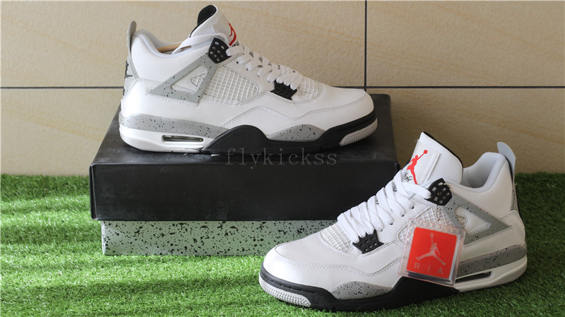 2016 Authentic Air Jordan 4 Retro Alternate 89 White Cement